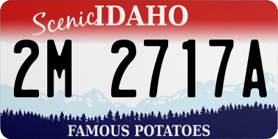ID license plate 2M2717A