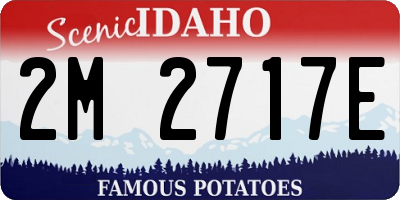 ID license plate 2M2717E