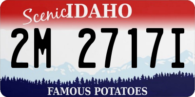 ID license plate 2M2717I