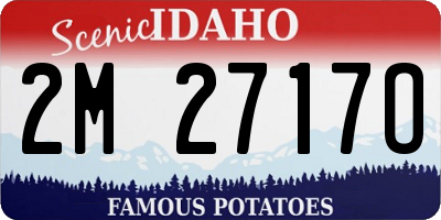 ID license plate 2M2717O