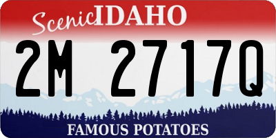 ID license plate 2M2717Q
