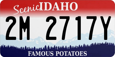 ID license plate 2M2717Y