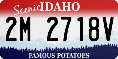 ID license plate 2M2718V
