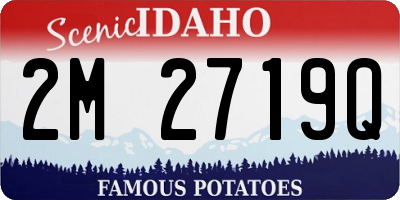 ID license plate 2M2719Q