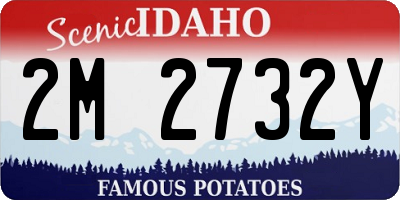 ID license plate 2M2732Y