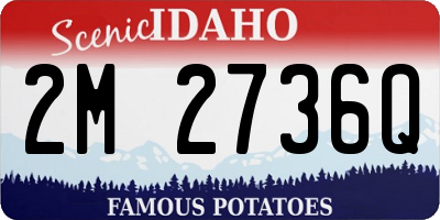 ID license plate 2M2736Q