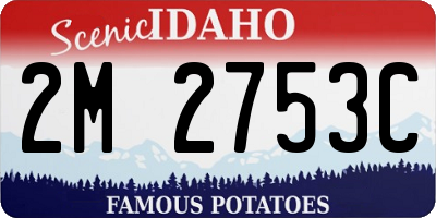 ID license plate 2M2753C