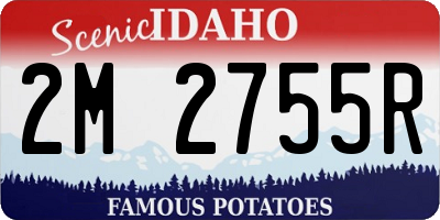 ID license plate 2M2755R