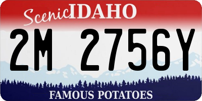 ID license plate 2M2756Y