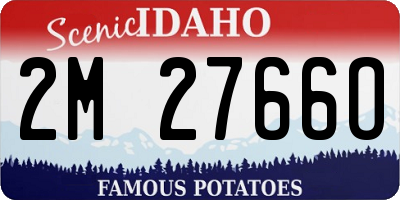 ID license plate 2M2766O