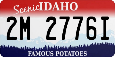 ID license plate 2M2776I