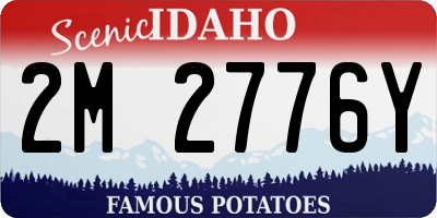 ID license plate 2M2776Y
