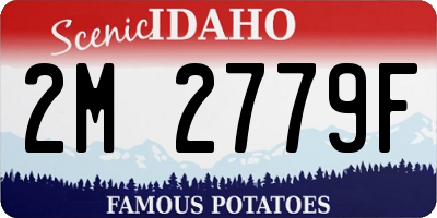 ID license plate 2M2779F