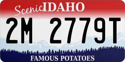 ID license plate 2M2779T