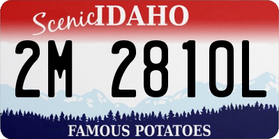 ID license plate 2M2810L