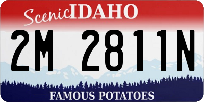 ID license plate 2M2811N