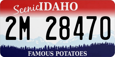 ID license plate 2M2847O