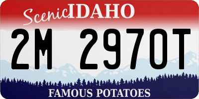 ID license plate 2M2970T