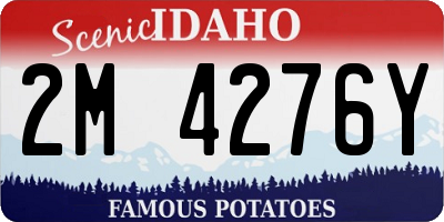 ID license plate 2M4276Y
