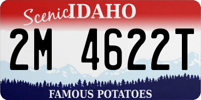 ID license plate 2M4622T