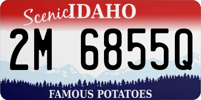 ID license plate 2M6855Q