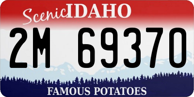ID license plate 2M6937O