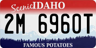 ID license plate 2M6960T