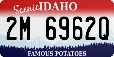 ID license plate 2M6962Q