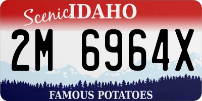 ID license plate 2M6964X