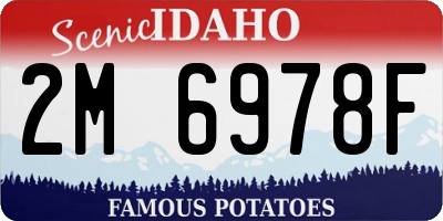 ID license plate 2M6978F