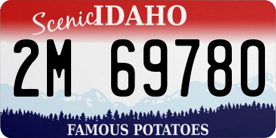 ID license plate 2M6978O