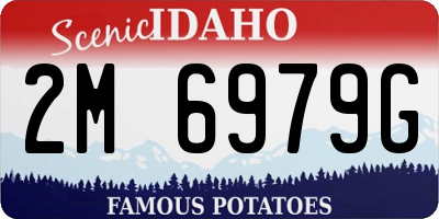 ID license plate 2M6979G