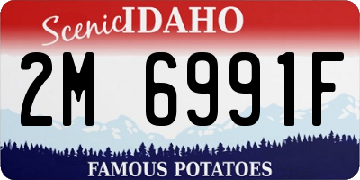 ID license plate 2M6991F