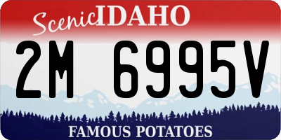 ID license plate 2M6995V