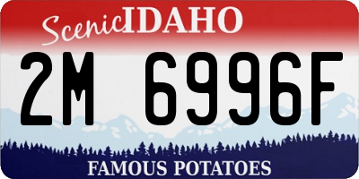 ID license plate 2M6996F