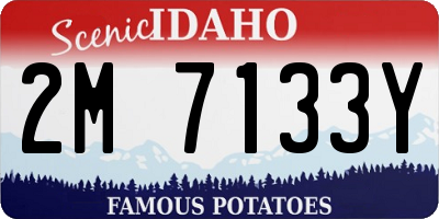 ID license plate 2M7133Y