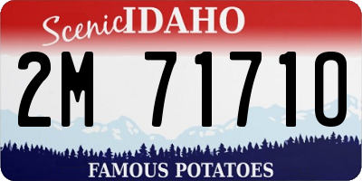ID license plate 2M7171O