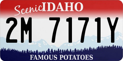 ID license plate 2M7171Y