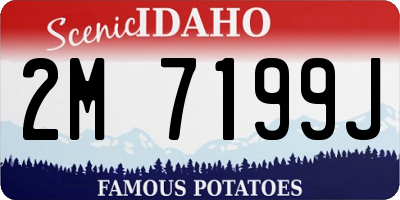 ID license plate 2M7199J