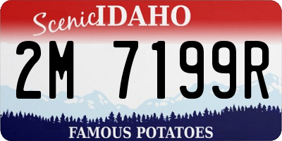 ID license plate 2M7199R