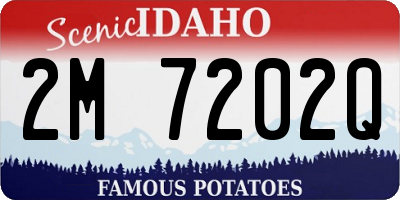 ID license plate 2M7202Q