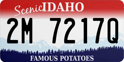 ID license plate 2M7217Q