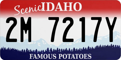 ID license plate 2M7217Y