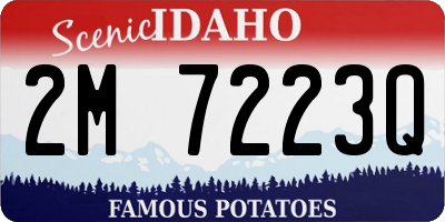 ID license plate 2M7223Q