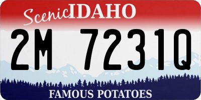 ID license plate 2M7231Q