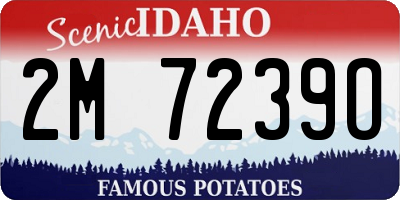 ID license plate 2M7239O