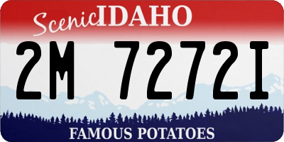 ID license plate 2M7272I