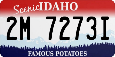 ID license plate 2M7273I