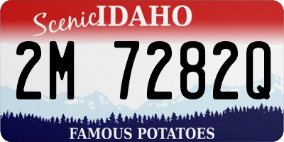 ID license plate 2M7282Q
