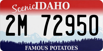 ID license plate 2M7295O